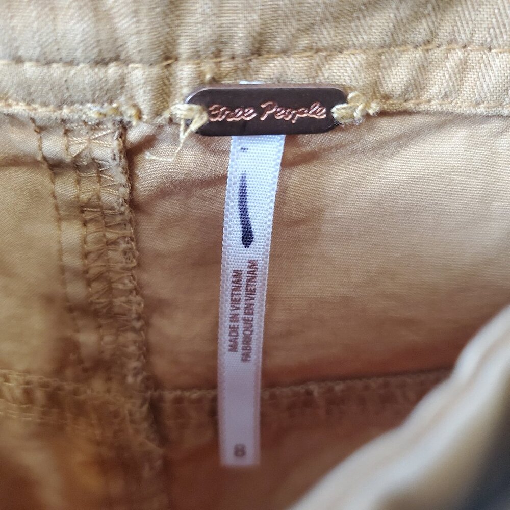 NWoT Free People "The Thing is Low" Rise Utility Cargo Pants for Women Size 8 - Picture 8 of 9